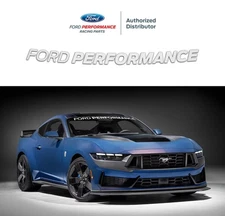 2024-2025 Mustang Ford Performance OEM 48" Front Windshield Banner Decal White