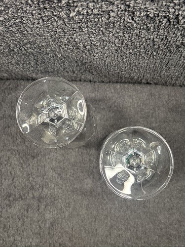 2 bicchieri da vino bianco in cristallo di Boemia - Crystalex - 7" - Foto 6 di 9