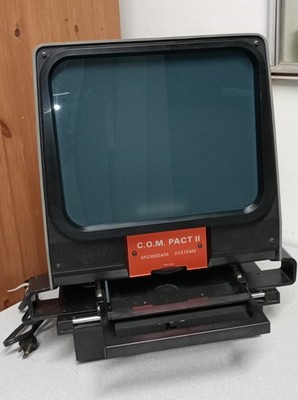 Microfiche Reader Vintage NOS Gakken GMR-230 Working!
