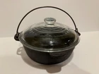 Wagner Ware 2 QT. Cast Iron Dutch Oven with Glass Lid