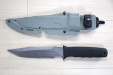 SOG SEAL 2000 S37 Knife SEALs Trident Seki Japan w/ Slotted Kydex Sheath F23