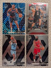 Kawhi Leonard Mosaic Blue + James Harden Clippers Lot Zubac Powell NBA Cards