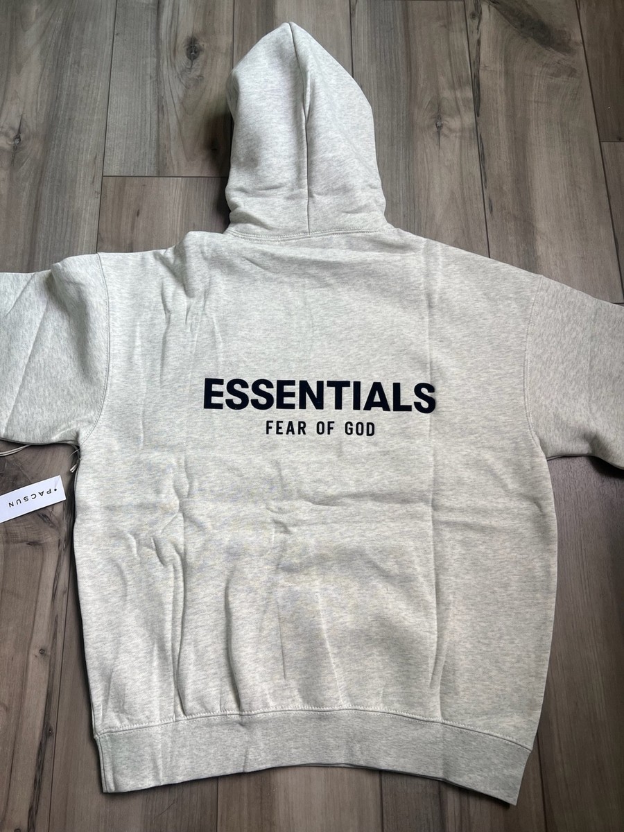 Fear of God Essentials S22 Hoodie Light Oatmeal XS-XL Size | eBay