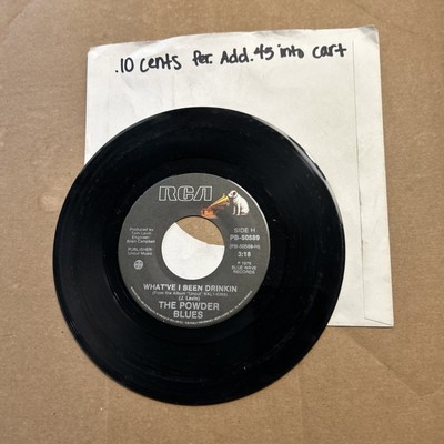 The Powder Blues Sweet Little Girl/What've I Been Drinking DRINKIN Rca 45 1979