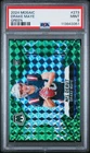 2024 Panini Mosaic - NFL Debut Drake Maye #273 Green Mosaic Prizm (RC) PSA 9