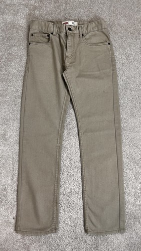 Levi's 511 Jeans Boys 16R 28x28 Tan Denim Jeans Slim
