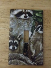 Light Switch Covers Sea Turtle Bees Raccoon Horses Tiger Cub Bear Cubs Shark