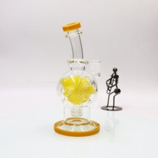 Mini bong 7 pulgadas esfera de huevo pipa de agua de vidrio perc para fumar huevo fabuloso y tazón de 14 mm
