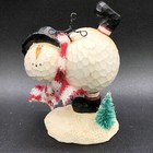 Snowman Yoga Triangle Pose Resin 4.5" Tall Direct International Folk Art Style