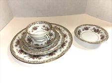 NORITAKE "SOMERSET"  6 PIECE PLACE SETTING  Unused mint