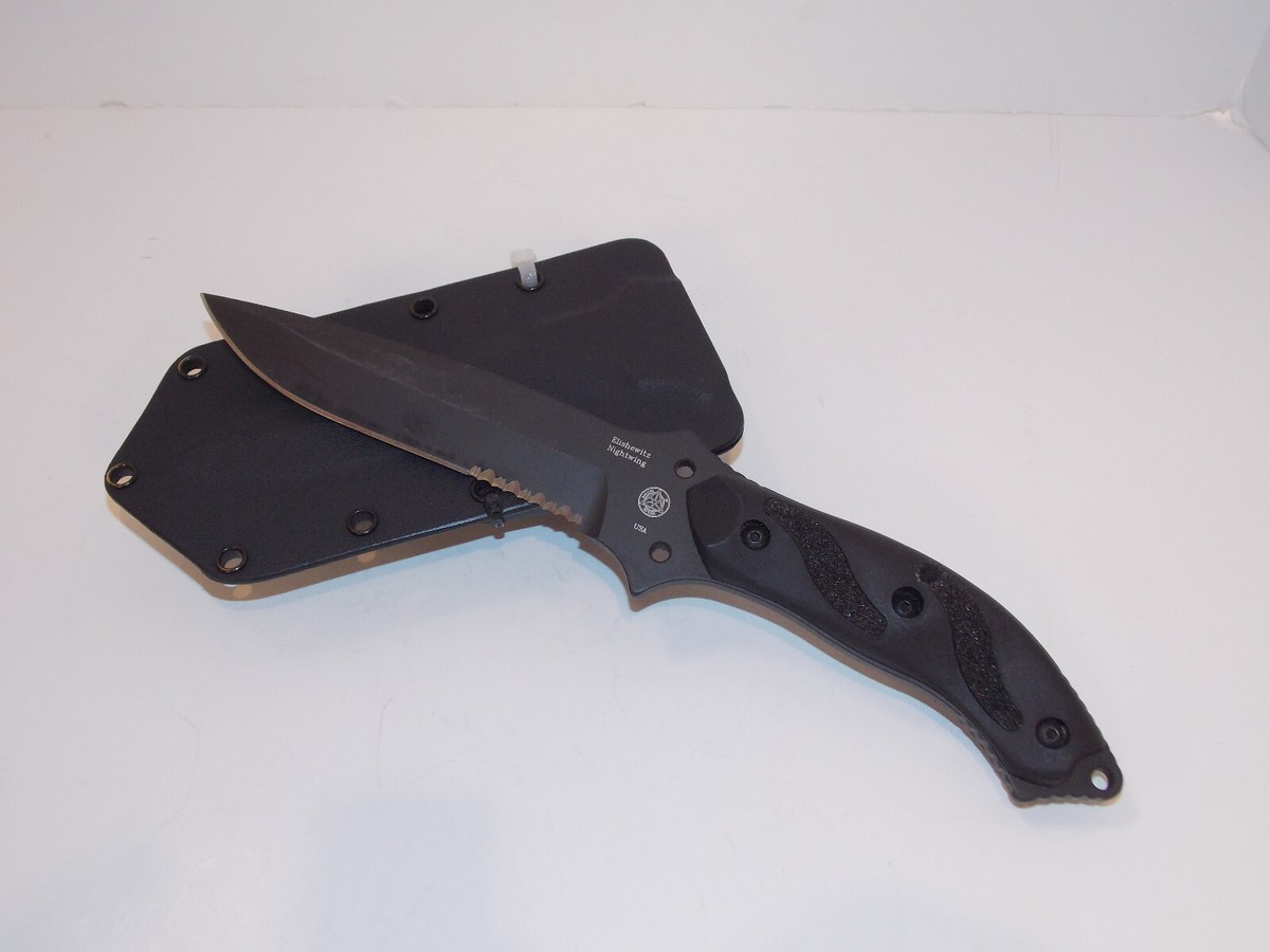 Master of Defense Nightwing Black Hawk Elishewitz Fixed Blade