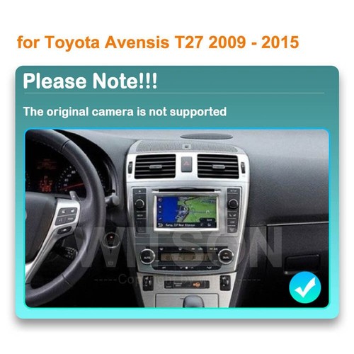 7" Car Radio For Toyota Avensis T27 2009-2013 Android 14 Stereo Carplay 8 Core - Bild 2 von 11
