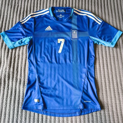 Greece 2012-2013 Samaras #7 Away Adidas Football Shirt Jersey