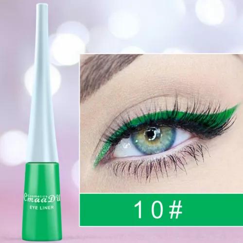 Matita eyeliner colorata 24 ore liquido alto pigmento lunga durata eye liner penna gel - Foto 89 di 110