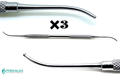 3× Dental Pk Thomas 1 Restorative Wax Modelling Carver Premium Instruments