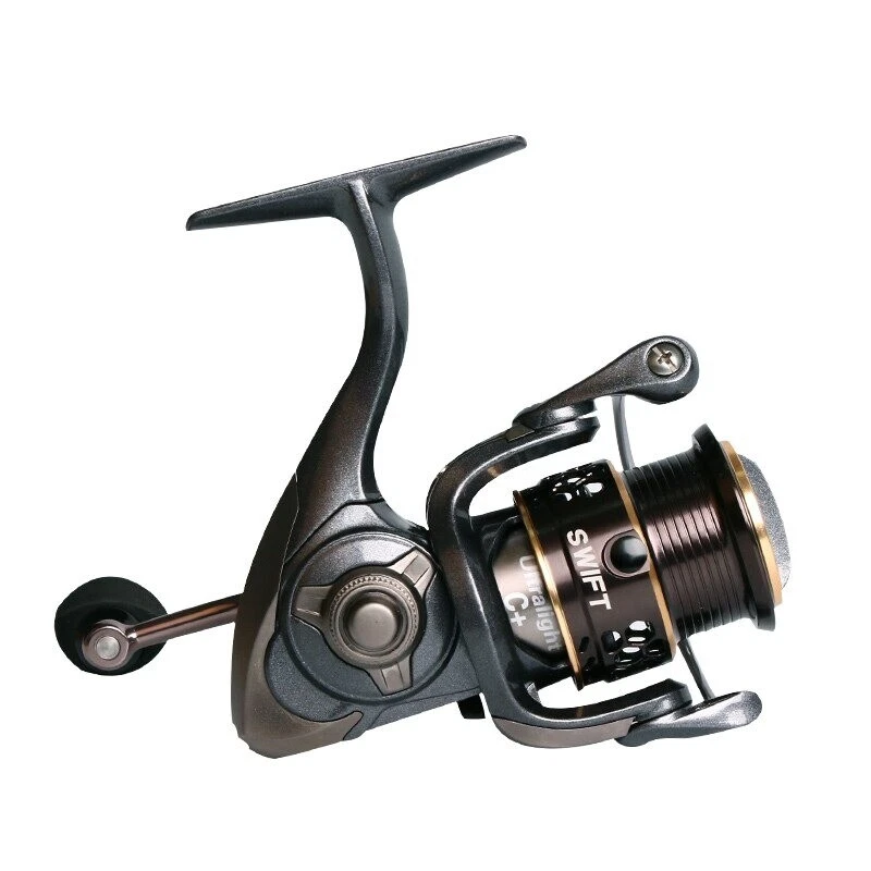 Ultralight Spinning Fishing Reel 4kg Drag Carbon Fiber Body Double Metal  Spool S