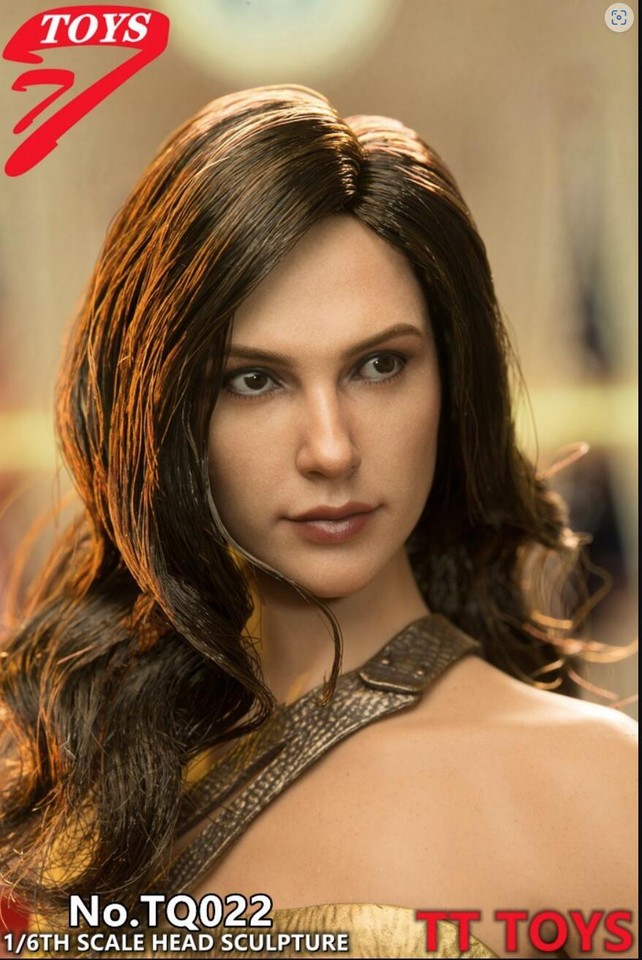Tête Sculptée 1/6 Gal Gadot Wonder Woman - Phicen/Hot Toys Compatible, échelle Figurine