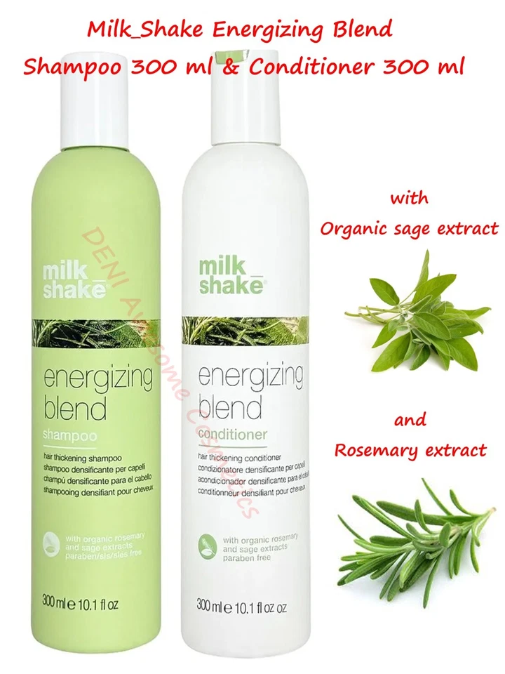 Milk_shake Energizing Blend Shampoo 300ml & Conditioner 300ml - The Perfect Duo!
