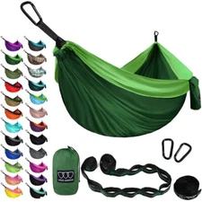 Double Person Hammock with Tree Straps for Outdoor Camping Hammock