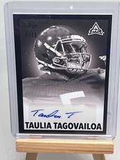 2021 Leaf Taulia Tagovailoa 1960 Black Leaf Signatures RC Auto /10