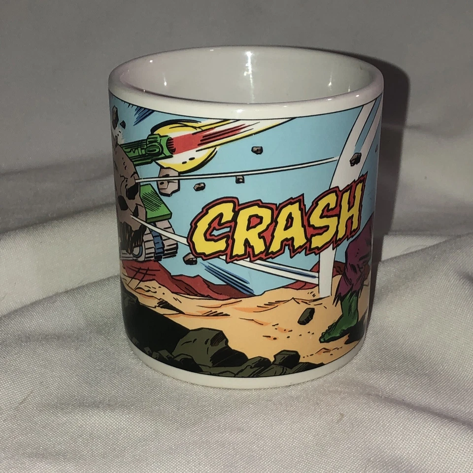 Taza de héroe de cómic The Good Company 1989 The Incredible Hulk Crash Foto 2 de 4
