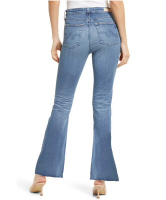 NWT AG Jeans Farrah Boot High Rise Bootcut Fray Hem Size 28 in