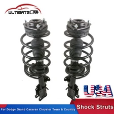 Pair Front Shock Struts Assembly For Dodge Grand Caravan Chrysler Town & Country