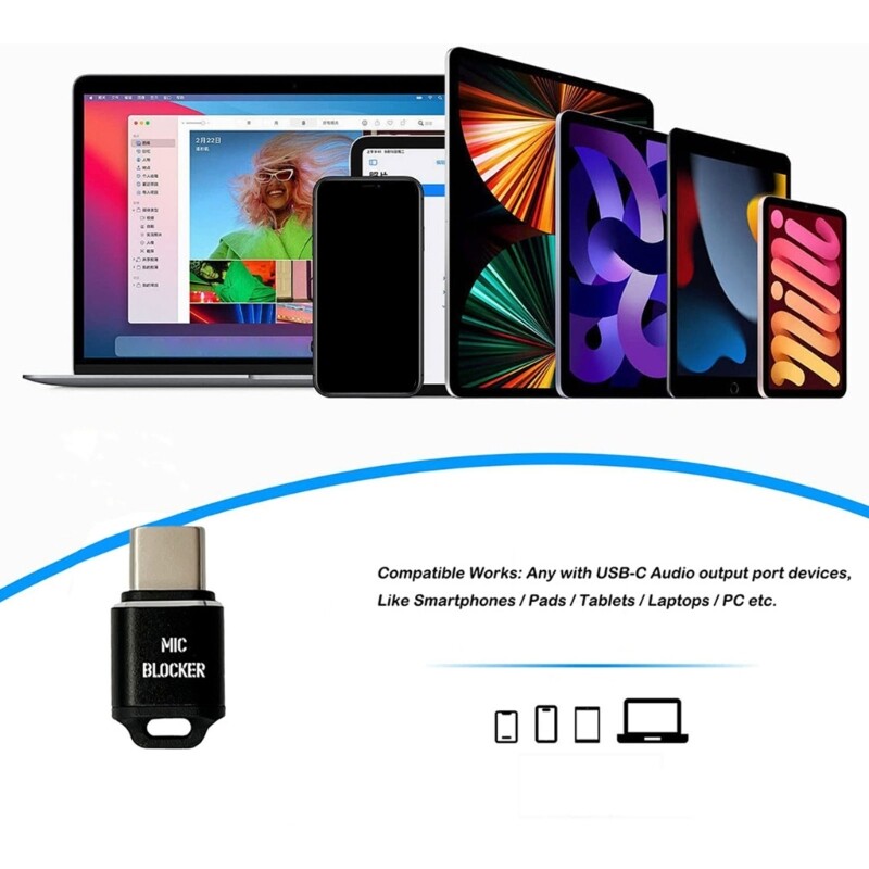 Microphone Lock USB C Microphone Sound Data Security Privacy Protector-image