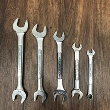 Craftsman Open End Wrench Vintage VV Series Forged in USA Mixed LOT OF 5