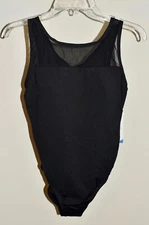 New Dolfin Aquashape 1 Piece Swimsuit 10 Black Water Aerobics Tummy Control