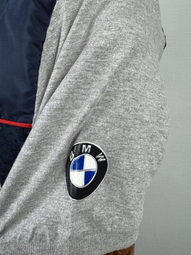 BMW Motorrad Club Men Gray Blue Short Sleeve Racing Polo Shirt Sz XL - Picture 10 of 18