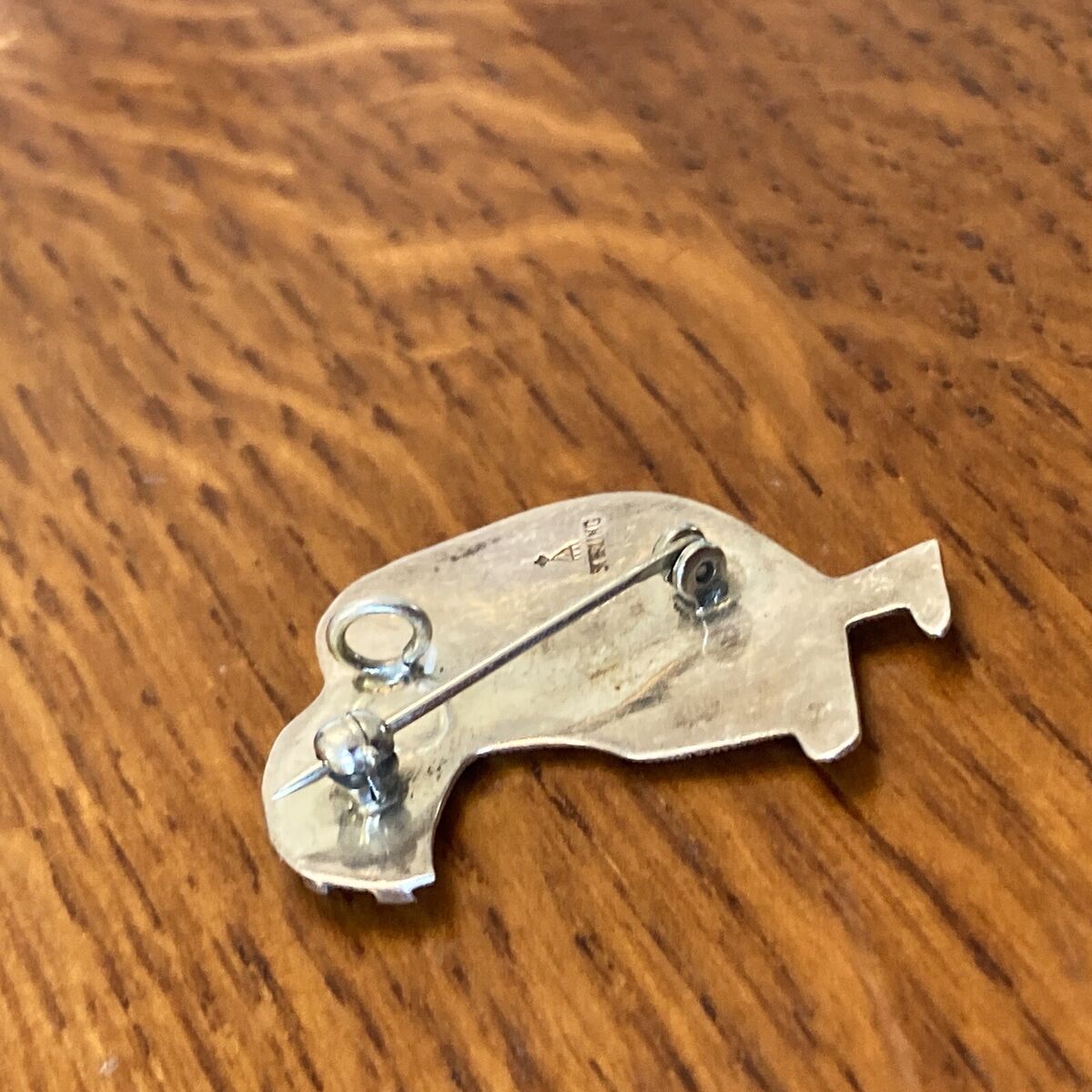 Harold Lomayaktewa Hopi Figural Pendant Brooch Sterling Harold Lomayaktewa Hopi Figural Pendant Brooch Sterling