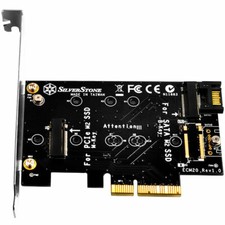 SILVERSTONE ECM20 DUAL M.2 to PCI-e x4 and SA...