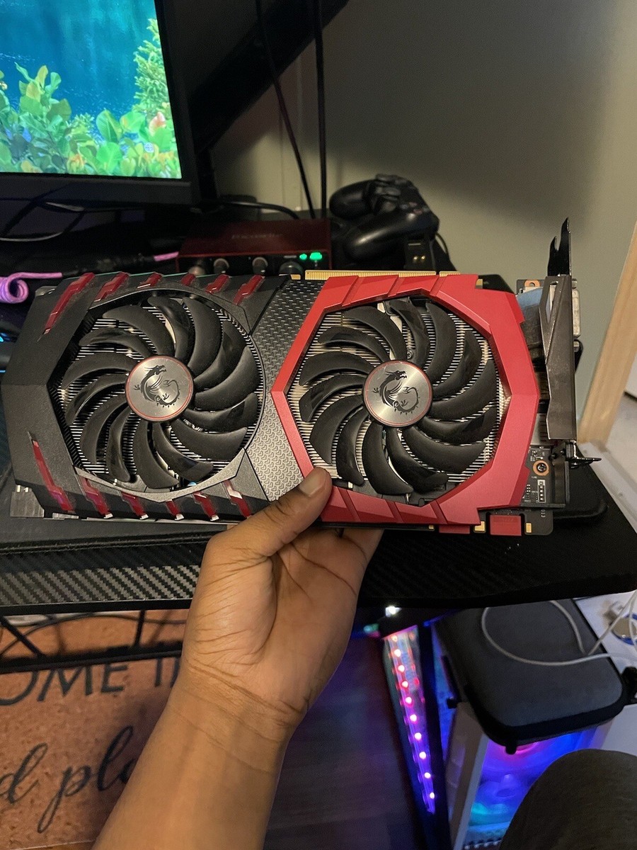 MSI NVIDIA GeForce GTX 1050 Ti 4GB GDDR5X Gaming Graphics