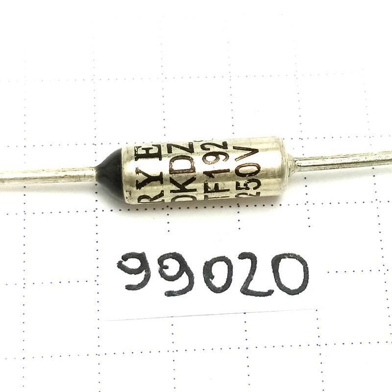 192°C Thermal Fuse 10A/250V With Crimping Rings - AUPO Brand, Overheat Protection