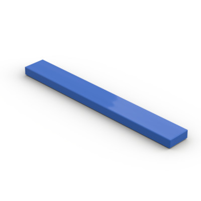 Lego 5x Platte Fliese 1x8 plate tile 4162 blau blue