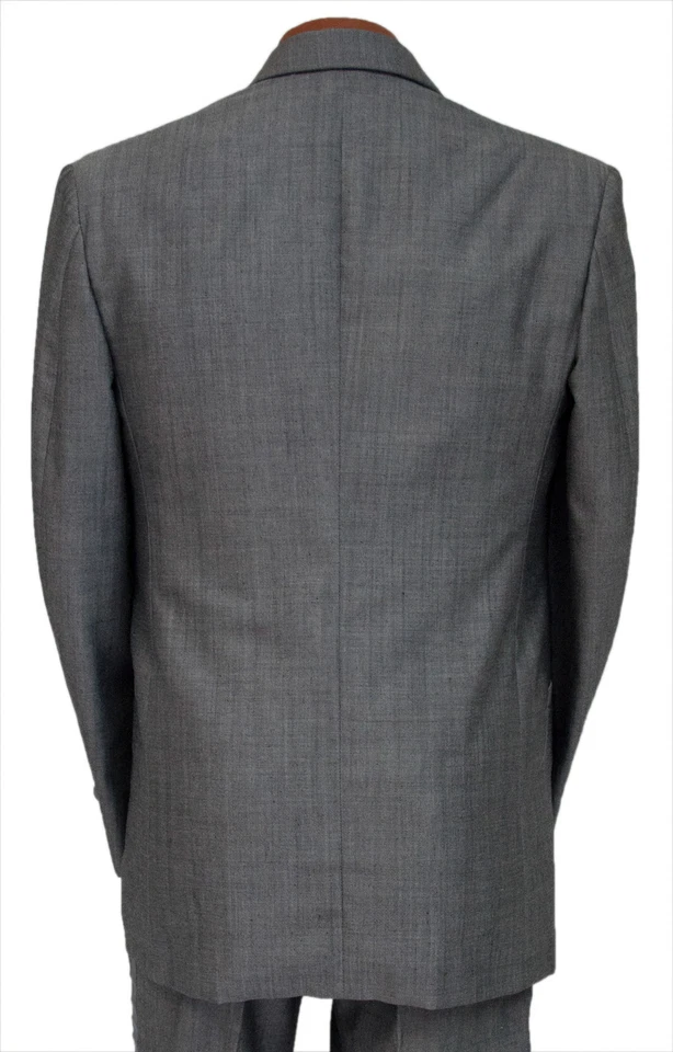 Hombre 42R Gris Raffinati Esmoquin Chaqueta y Pantalones Retro Disfraz Dañado Descuento Foto 2 de 4