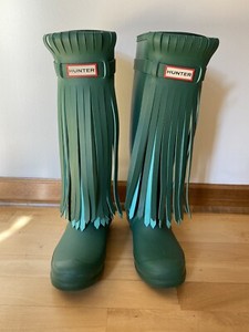 hunter fringe rain boots