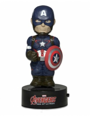 NECA BODY KNOCKER MARVEL COMICS AGE OF ULTRON CAP AMERICA FIGUR NEW HEAD BOBBLE