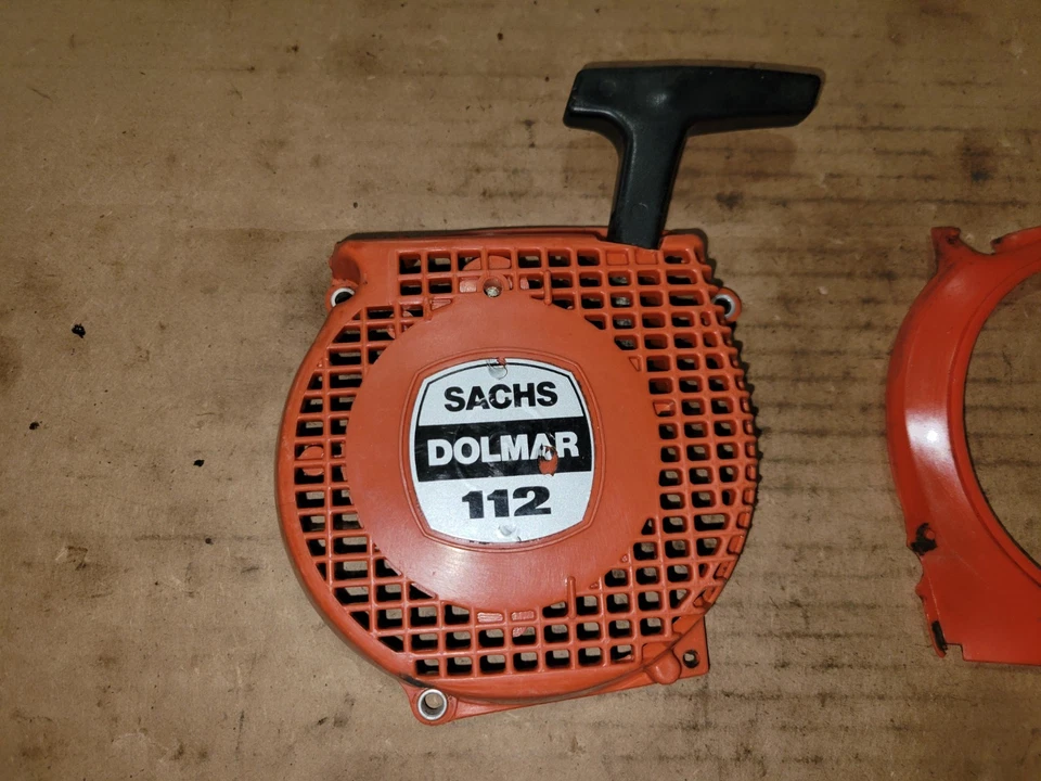 Motosierra Dolmar 112 Retroceso Tirador Arrancador Usado Motosierra Parte Foto 2 de 4