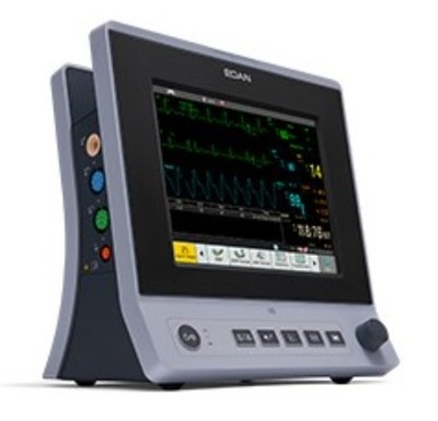 Patient Monitor CO2 with Mobile Cart & Mounting Plate Edan X10 G2