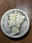 1925-S Mercury Dime -Actual Silver Coin Shown Very Good Shape Same Day Ship Free