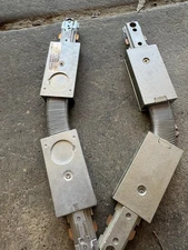 L902P Silver Flexible Track Lighting Connector Power Trac Angles up to 90°