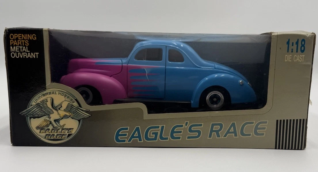 Eagle 1/18 Scale Diecast 806002 - 1940 Ford Deluxe Hot Rod - Black