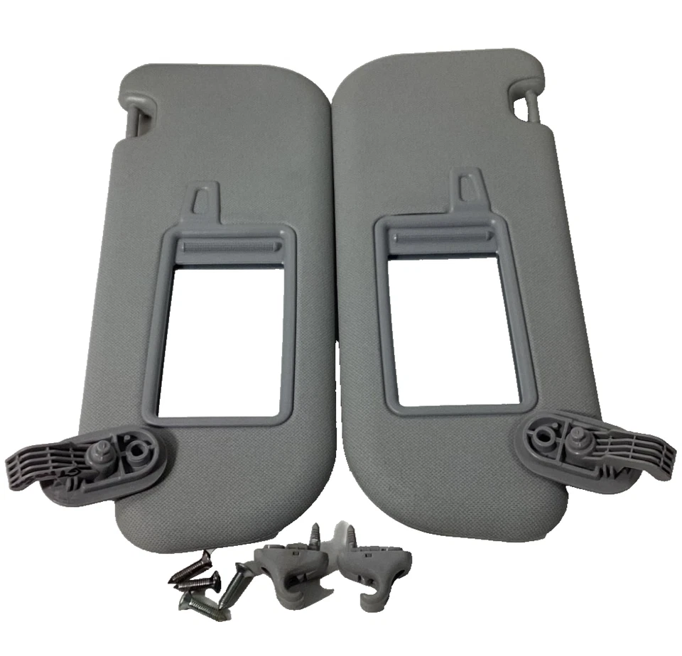 Juego de parasol Hyundai Elantra GT 2013-2017 par diestro conductor pasajero gris OEM Foto 3 de 4