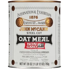 McCann's Irish Oatmeal, Traditional Steel Cut, 28 1.75 Pound (Pack of 6) 