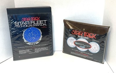 1975 STAR TREK 1st Ed 1st Printing STAR FLEET TECHNICAL MANUAL + BLUEPRINTS SET