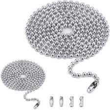 40inch 3.mm 304 Stainless Steel Beaded Ball Pull Chain Extension 3.2mm 40in 2