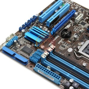 1PCS Used   P7H55D-M PRO Socket 1156 Micro ATX MotherBoard   H55 *mz