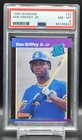 1989 Ken Griffey Jr. Donruss Rated Rookie Baseball Card #33 PSA 8 NM-MT RC ICON